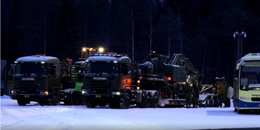 Os guardas de fronteira finlandeses relataram que a noite passada foi tranquila nas estações foto: Yle